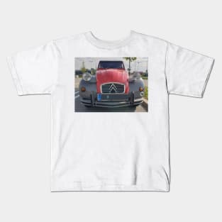 Duck Red Gray Kids T-Shirt